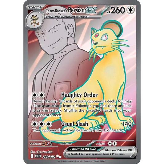 Team Rocket's Persian Ex #219