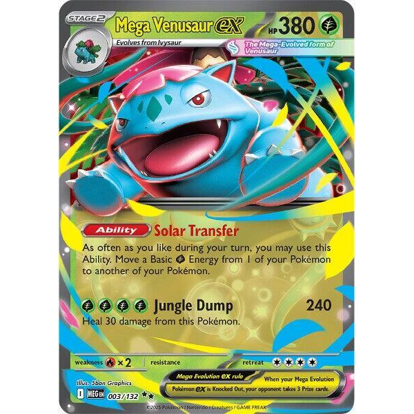Mega Venusaur Ex #003