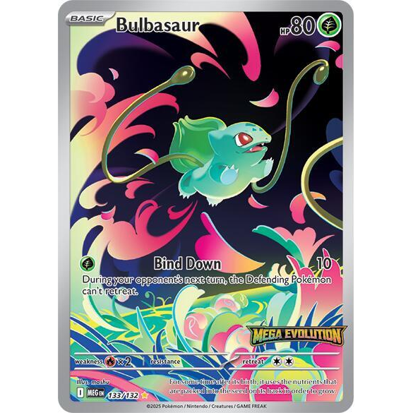 Bulbasaur Estampa Mega Evolution