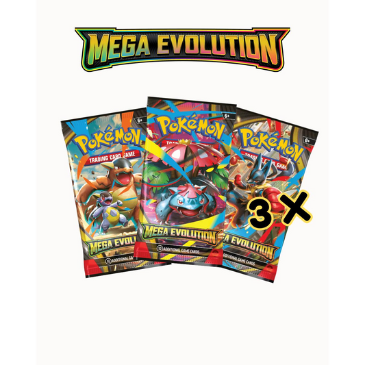 Mega Evolution Booster Pack 3x