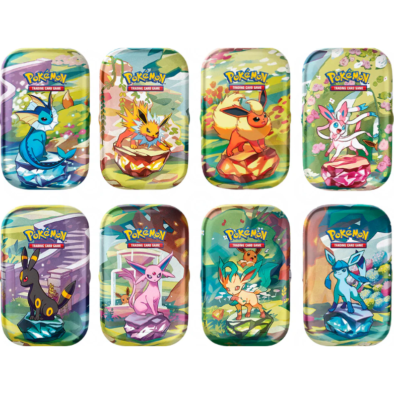 Prismatic Evolutions Mini Tin