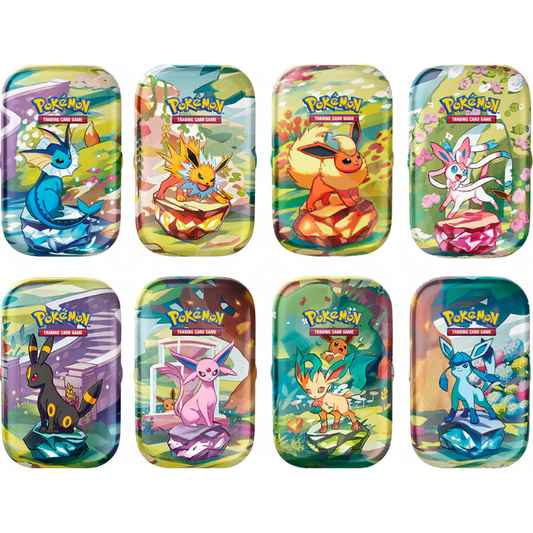 Prismatic Evolutions Mini Tin