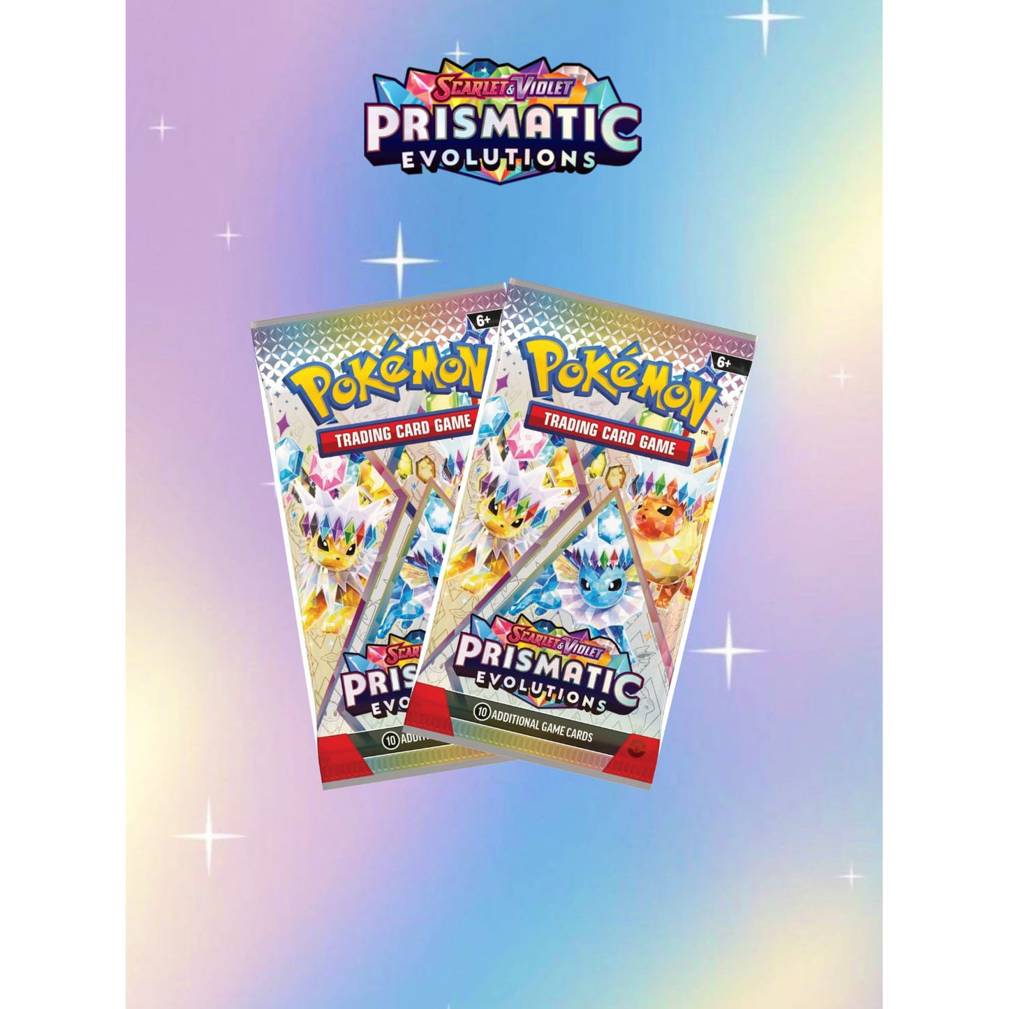 Prismatic Evolutions Booster Pack 2x